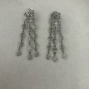 Marlyn‎ Schiff 3 Strand Dangle Earings